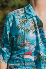 Charger l&#39;image dans la galerie, Chemise hawaïenne bleue vintage