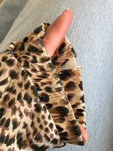 Charger l&#39;image dans la galerie, Blouson léopard soie vintage
