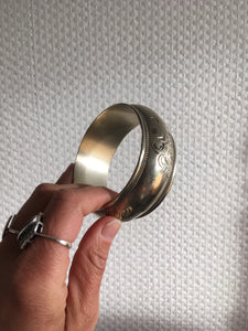 Bracelet métal argenté vintage