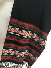 Charger l&#39;image dans la galerie, Grande écharpe laine aztèque vintage